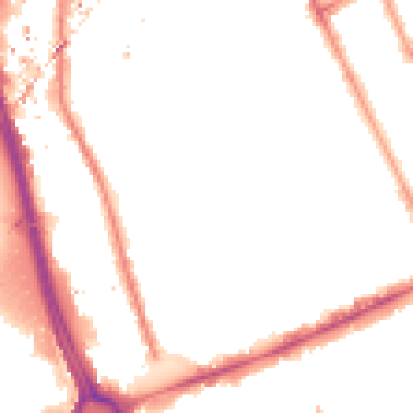 Night-time road noise heatmap for W11 4BB
