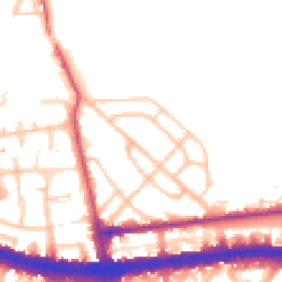 Daytime road noise heatmap for W12 0AD