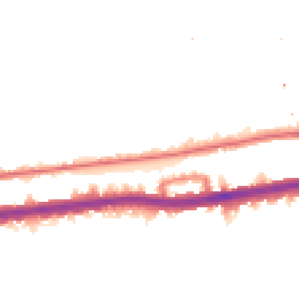 Night-time road noise heatmap for W12 0AN