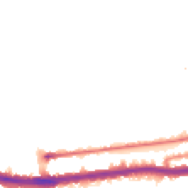 Night-time road noise heatmap for W12 0BX