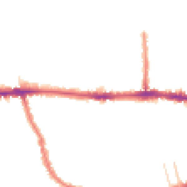 Night-time road noise heatmap for W12 0NS