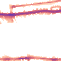 Night-time road noise heatmap for W12 0TF