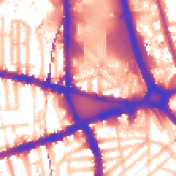 Daytime road noise heatmap for W12 8AW