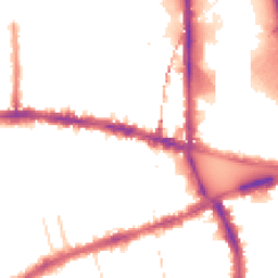 Night-time road noise heatmap for W12 8LH