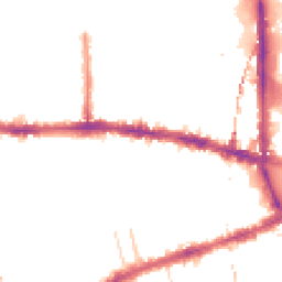 Night-time road noise heatmap for W12 8NG