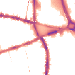 Night-time road noise heatmap for W12 8QD
