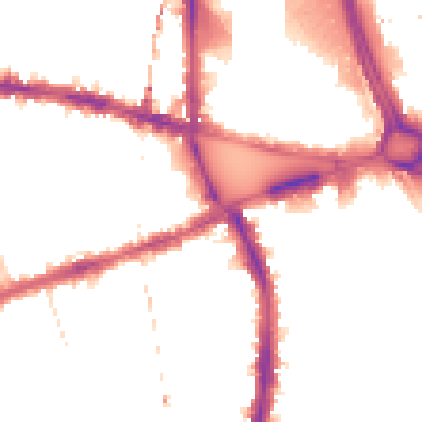 Night-time road noise heatmap for W12 8QD