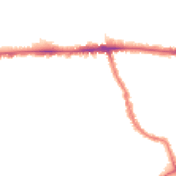 Night-time road noise heatmap for W12 9EB