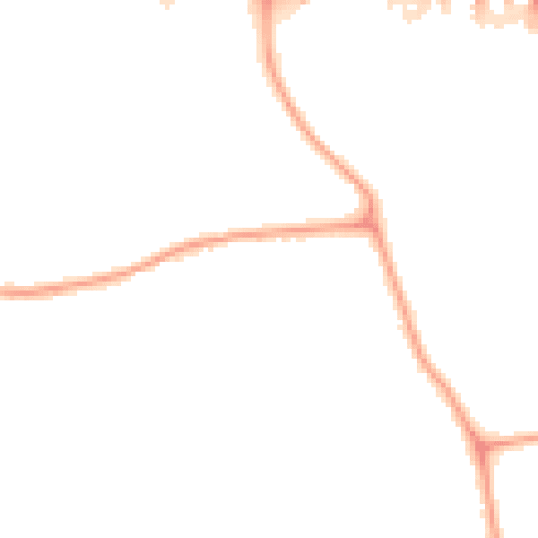 Night-time road noise heatmap for W13 0AH