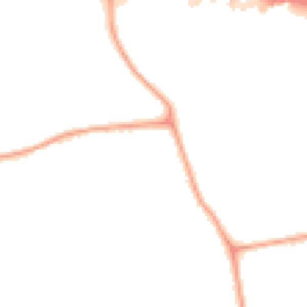 Night-time road noise heatmap for W13 0BB