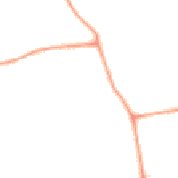 Night-time road noise heatmap for W13 0BQ