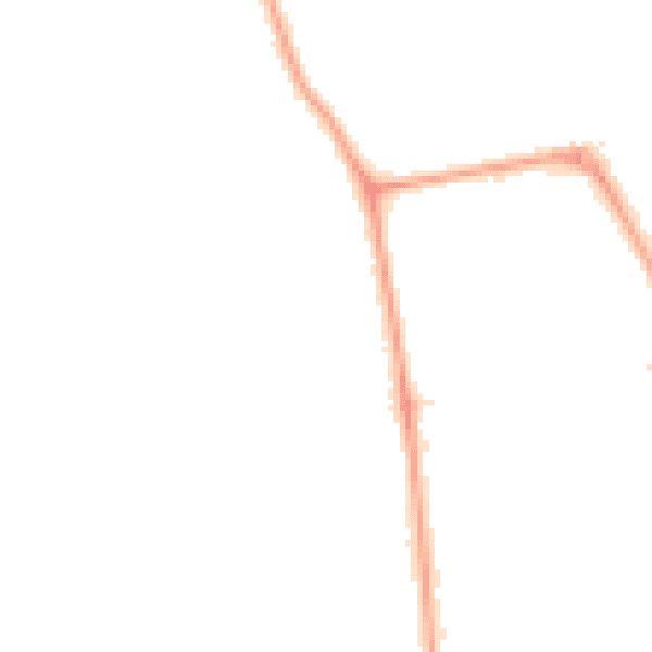 Night-time road noise heatmap for W13 0BY
