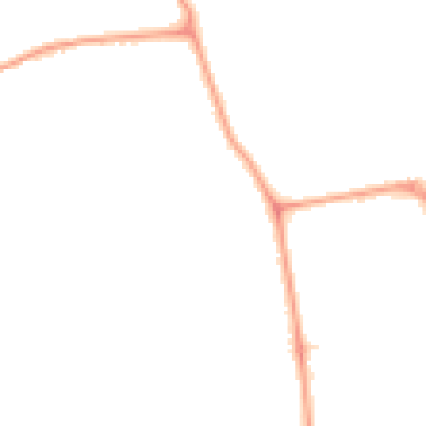 Night-time road noise heatmap for W13 0DD
