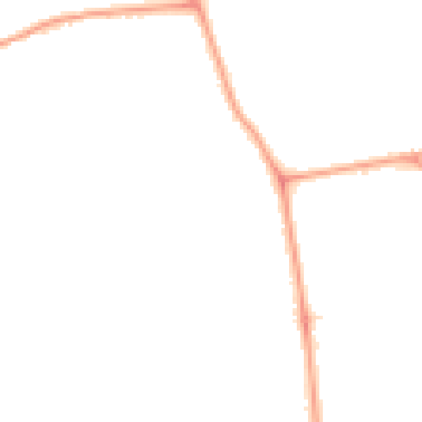 Night-time road noise heatmap for W13 0DE