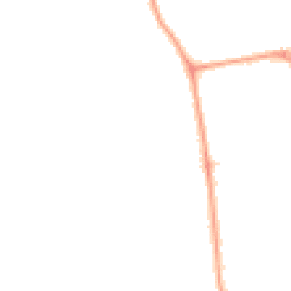Night-time road noise heatmap for W13 0DG