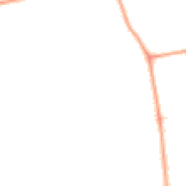 Night-time road noise heatmap for W13 0DH