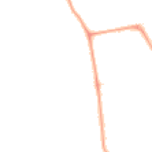 Night-time road noise heatmap for W13 0DL
