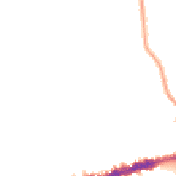Night-time road noise heatmap for W13 0JS