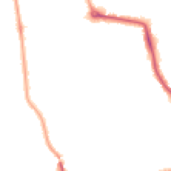 Night-time road noise heatmap for W13 8HE