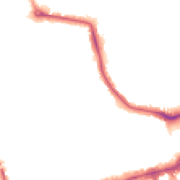 Night-time road noise heatmap for W13 8LU