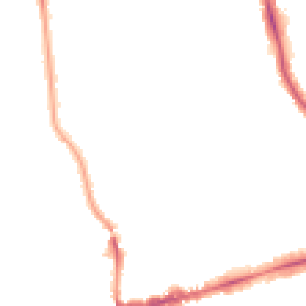 Night-time road noise heatmap for W13 8PF