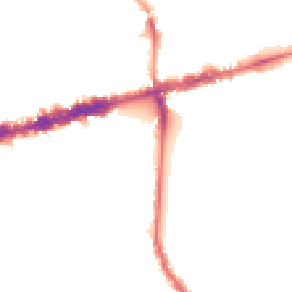 Night-time road noise heatmap for W13 9FQ