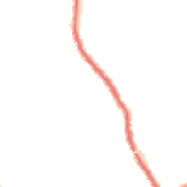 Night-time road noise heatmap for W13 9TG