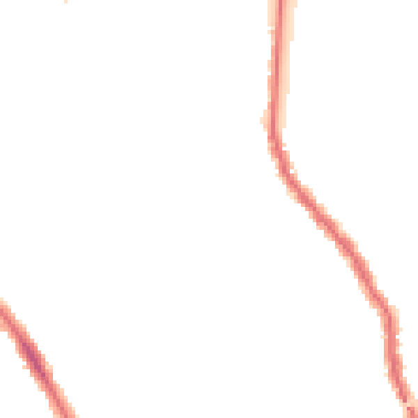 Night-time road noise heatmap for W13 9UB