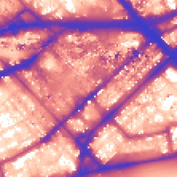 Daytime road noise heatmap for W2 1DL