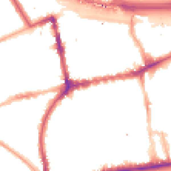 Night-time road noise heatmap for W2 4UW