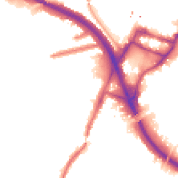 Night-time road noise heatmap for W3 0DQ