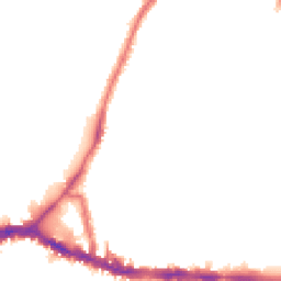 Night-time road noise heatmap for W3 6EX