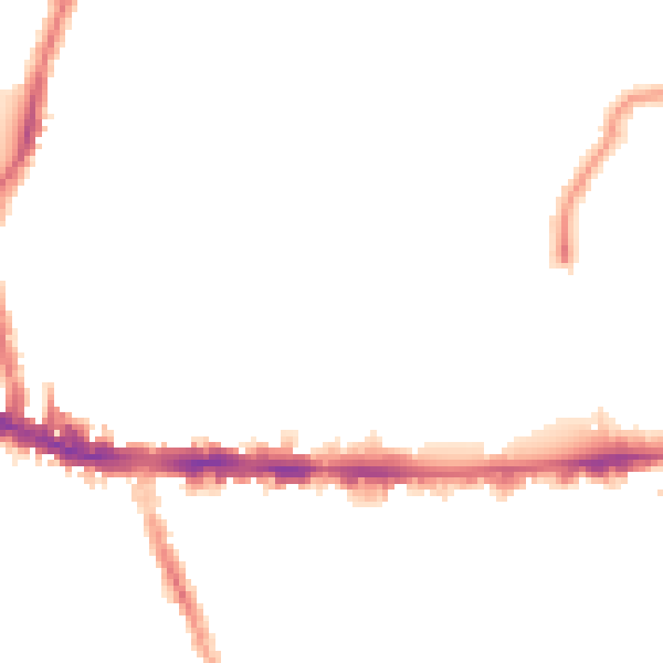 Night-time road noise heatmap for W3 6HT