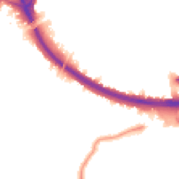 Night-time road noise heatmap for W3 7BW