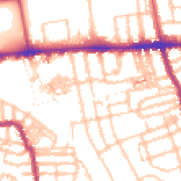 Daytime road noise heatmap for W3 7TS
