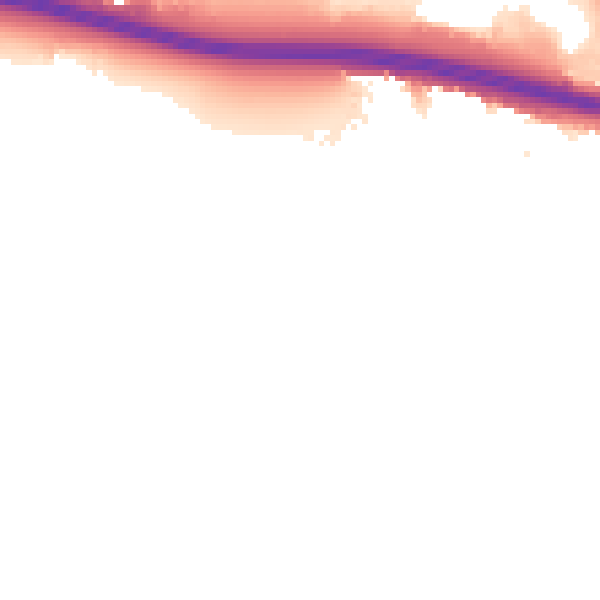 Night-time road noise heatmap for W5 1BQ
