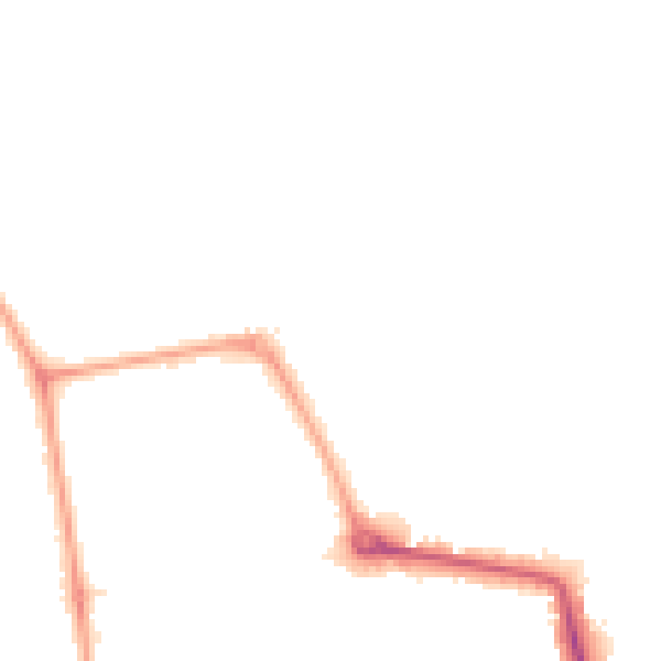 Night-time road noise heatmap for W5 1BZ