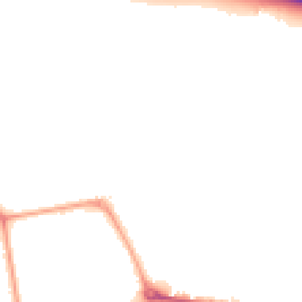 Night-time road noise heatmap for W5 1NA