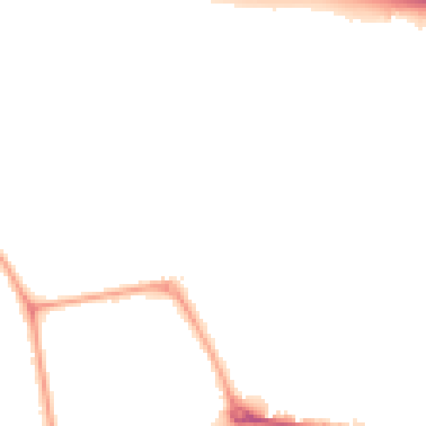 Night-time road noise heatmap for W5 1NE