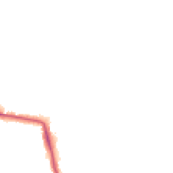 Night-time road noise heatmap for W5 1PY