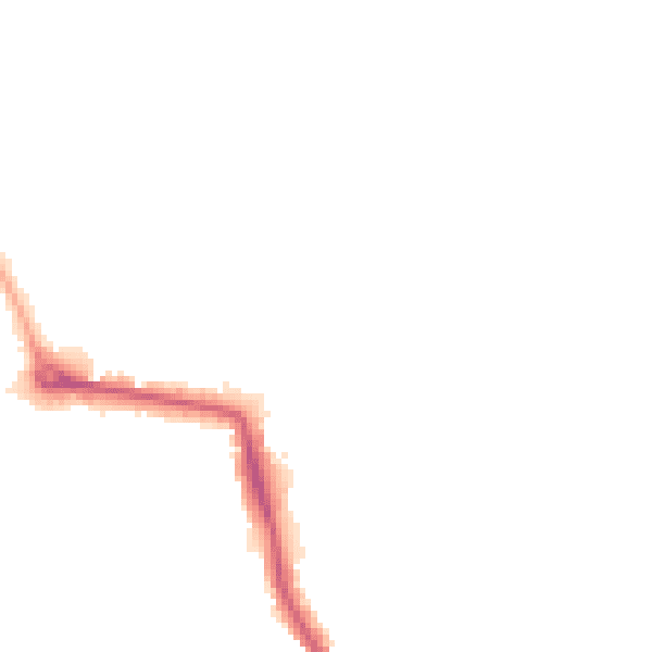 Night-time road noise heatmap for W5 1QB