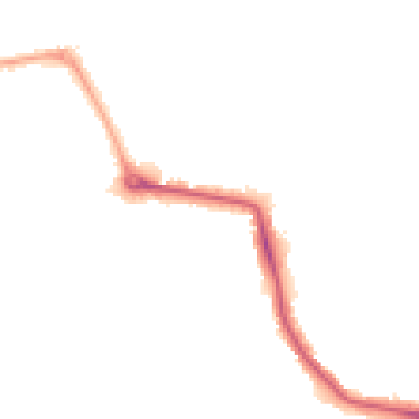 Night-time road noise heatmap for W5 1TA