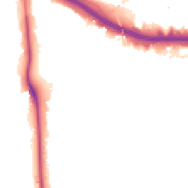 Night-time road noise heatmap for W5 3ED