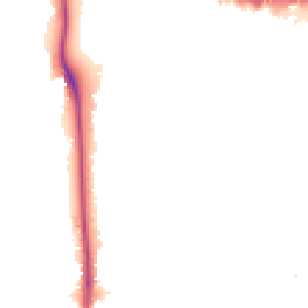Night-time road noise heatmap for W5 3ES