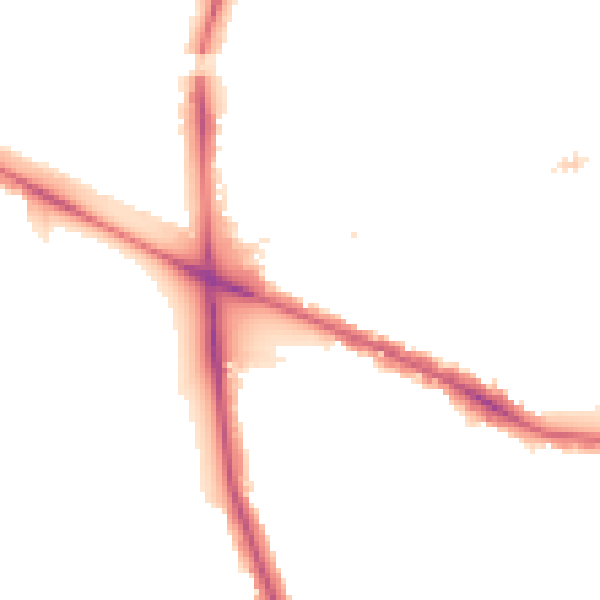Night-time road noise heatmap for W5 3HQ