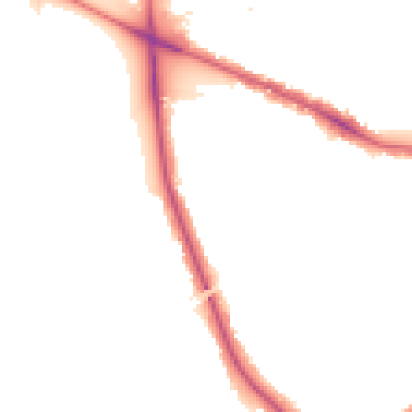 Night-time road noise heatmap for W5 3PY