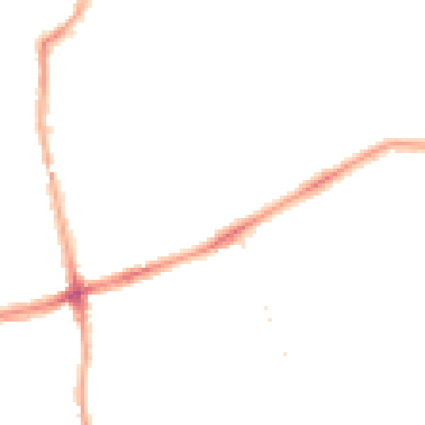 Night-time road noise heatmap for W5 4AP