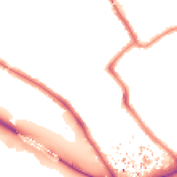 Night-time road noise heatmap for W5 4DR