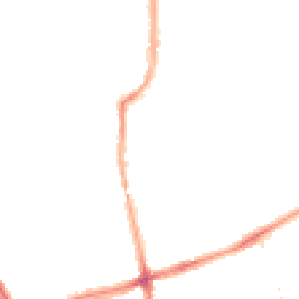 Night-time road noise heatmap for W5 4HJ