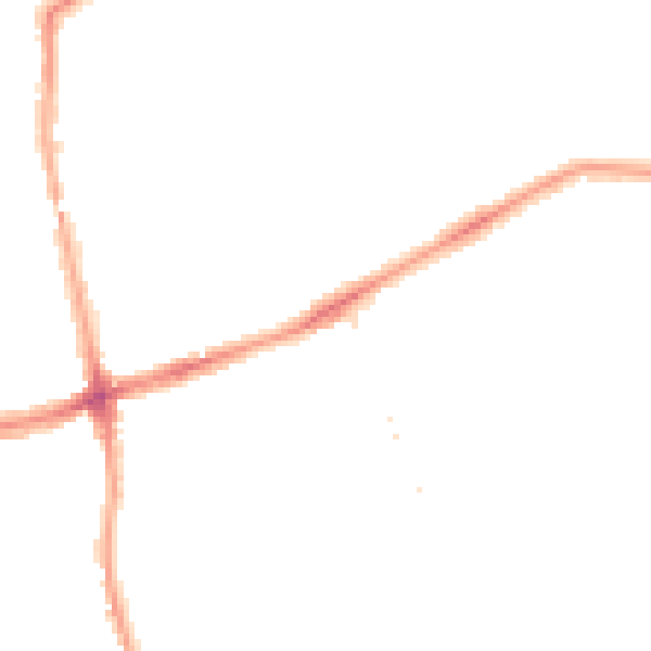 Night-time road noise heatmap for W5 4NG